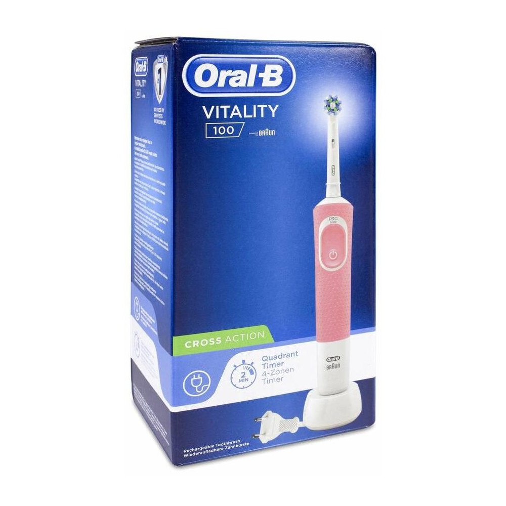 Oral-B Vitality 100 Cross Action Cepillo Eléctrico Rosa