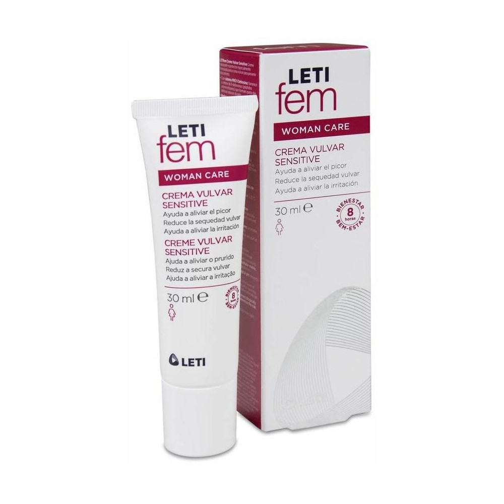 Letifem Sensitive Crema Vulvar, 30 Ml