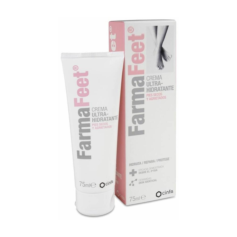 Cinfa Farmafeet Crema Ultrahidratante Pies Secos Y Agrietados 75Ml