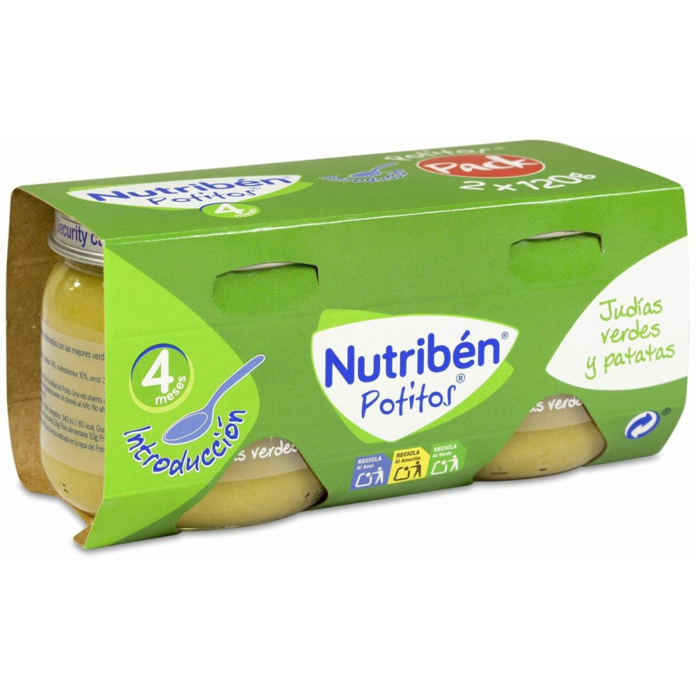 Nutribén Potitos Introducción Judías Verdes Y Patatas, 2 Uds