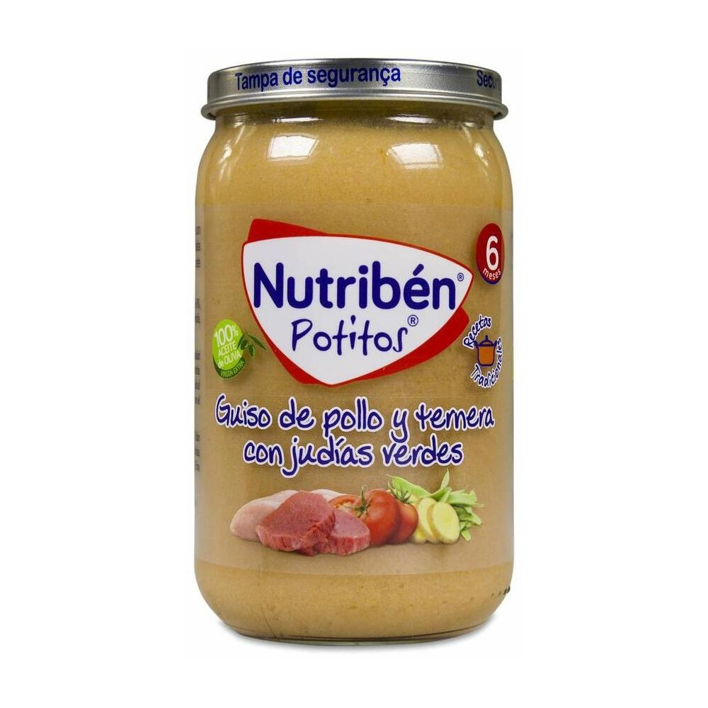 Nutribén Potito Recetas Tradicionales, Guiso De Pollo Y Ternera Con Judías 235Gr