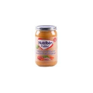 Nutribén Potitos Jamón Y Ternera Con Menestra De Verduras, 235 Gr