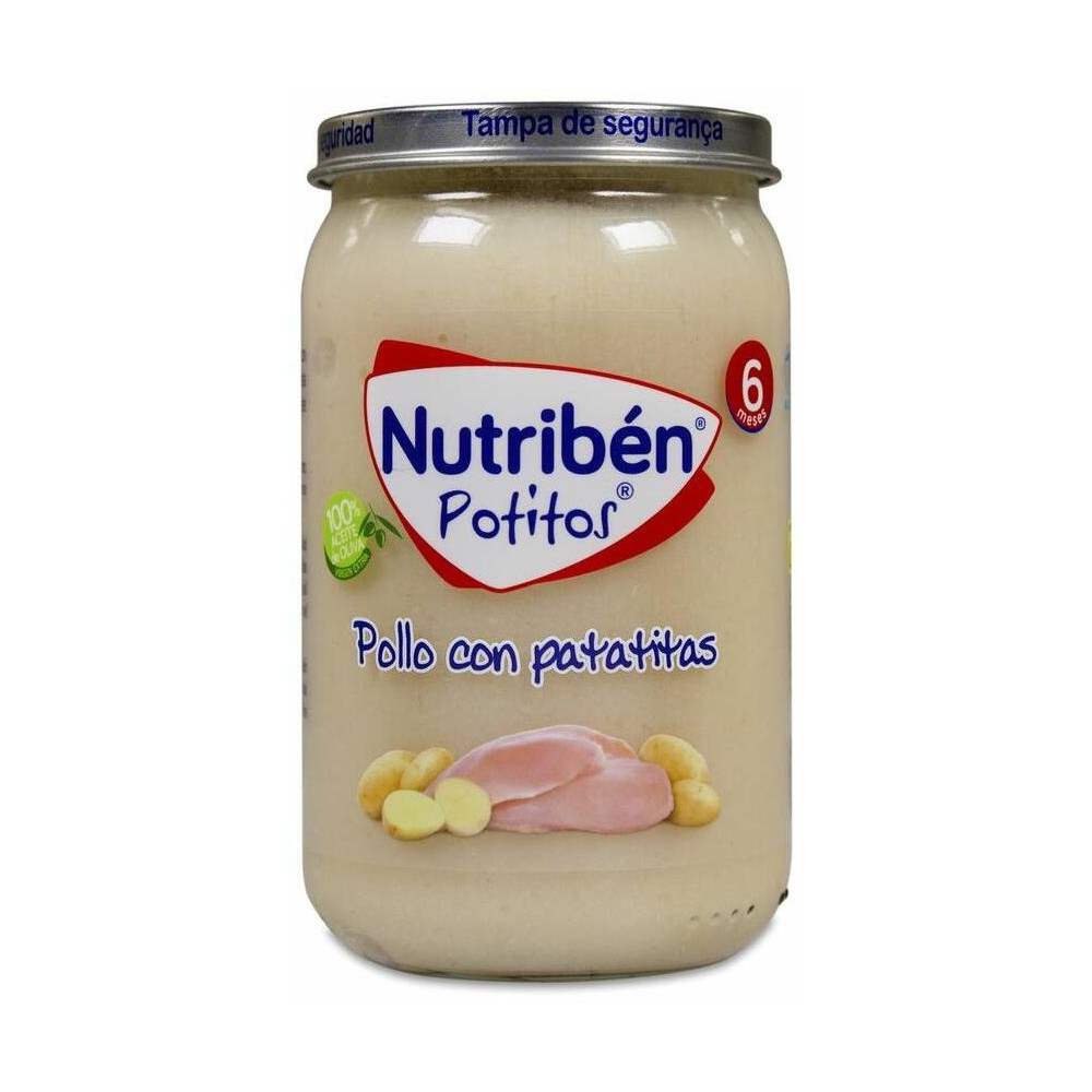 Nutribén Potitos Pollo Con Patatitas, 235 G