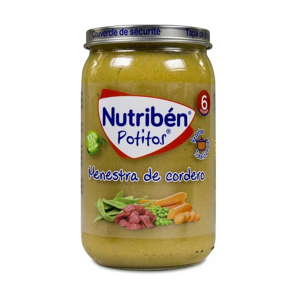 Nutribén Potitos Recetas Tradicionales Menestra De Cordero, 235 G