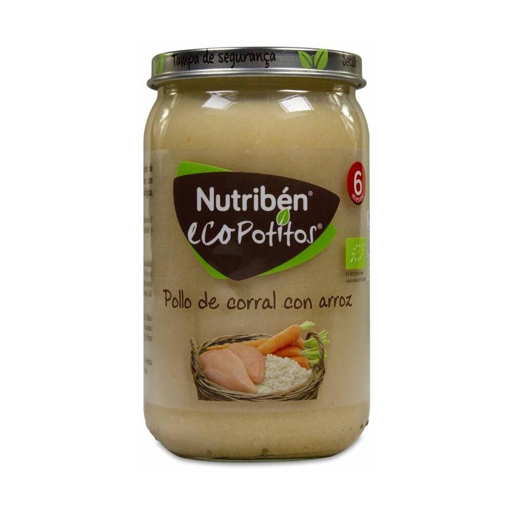 Nutribén Ecopotitos Pollo De Corral Con Arroz, 1 Ud