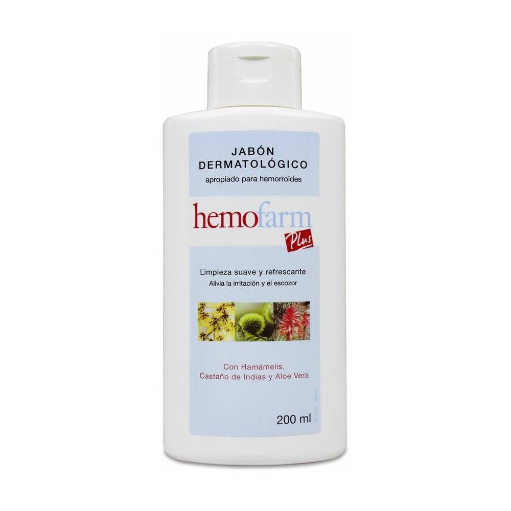 Hemofarm Plus Jabón Dermatológico, 200 Ml