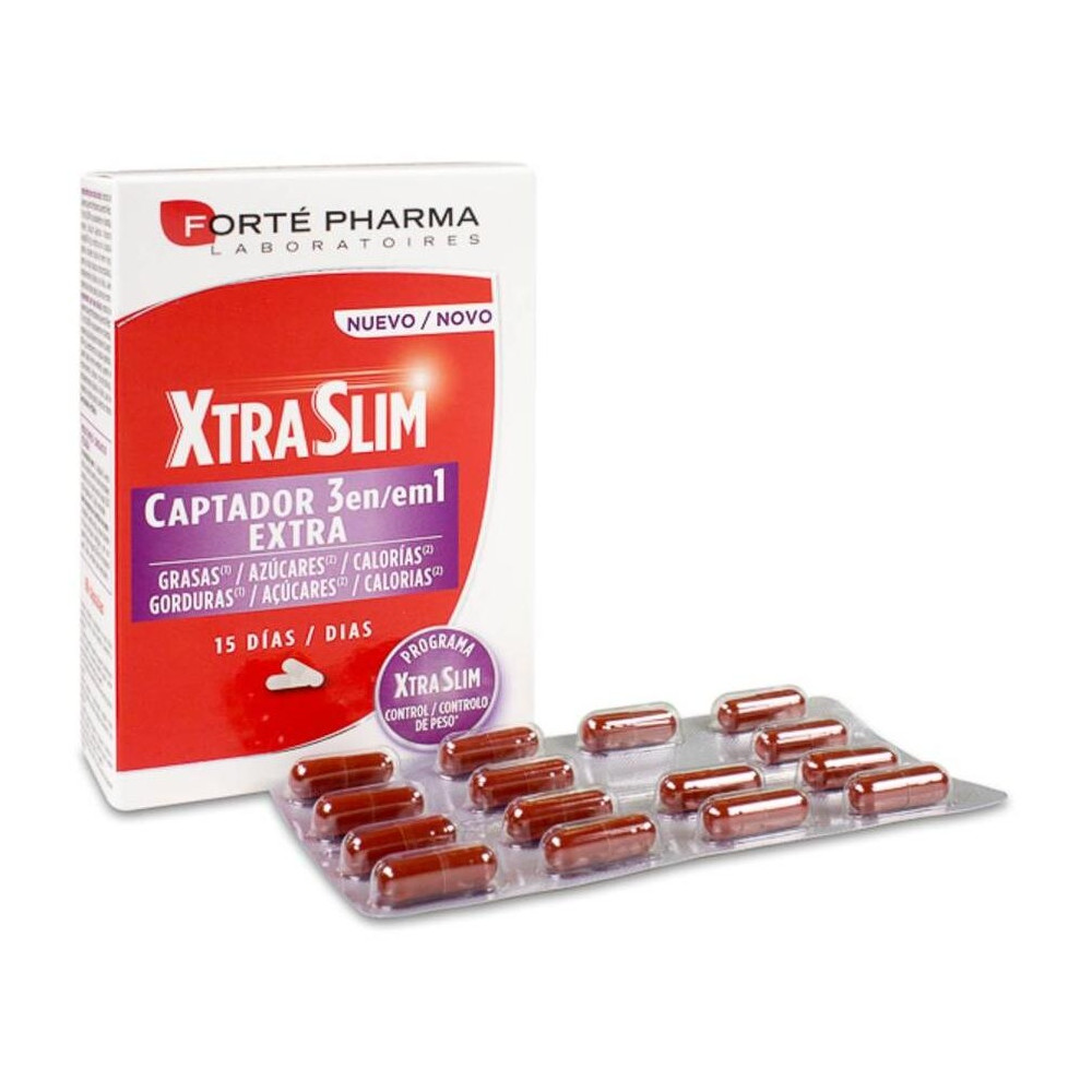 Forté Pharma Xtraslim Captador 3 En 1, 60 Cápsulas