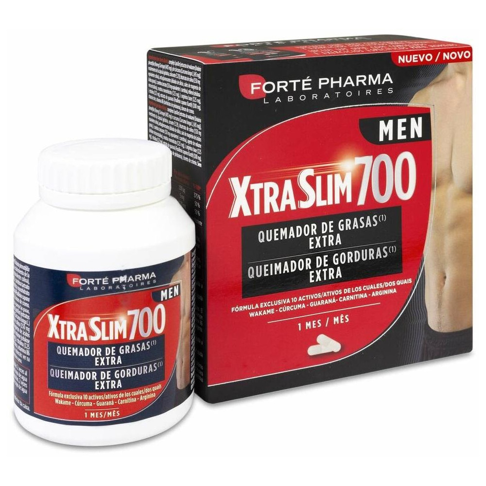 Forté Pharma Xtraslim 700 Men Quemador De Grasas, 120 Cápsulas
