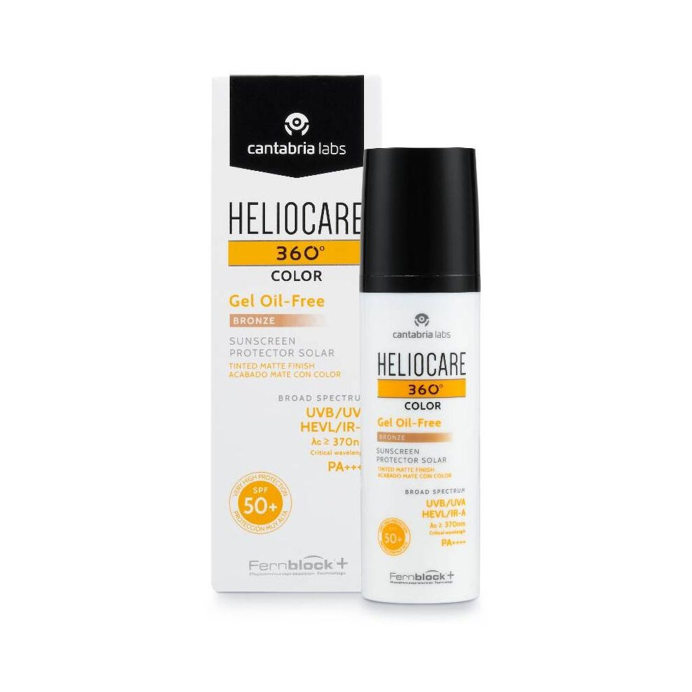 Heliocare 360º Gel Oil-Free Bronze Intense Protector Solar Spf50+ 50Ml