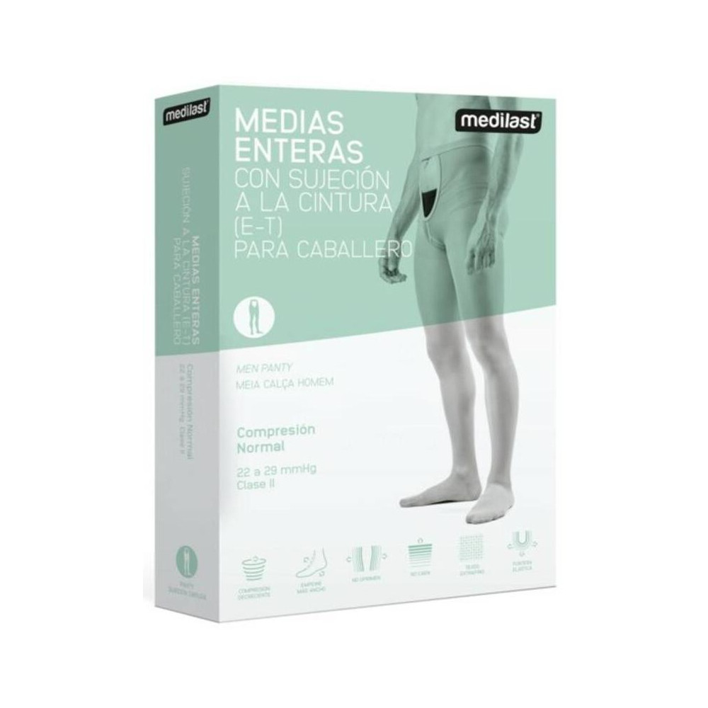 Medilast Panty Caballero Comprensión Normal Beige Talla S, 1 Ud