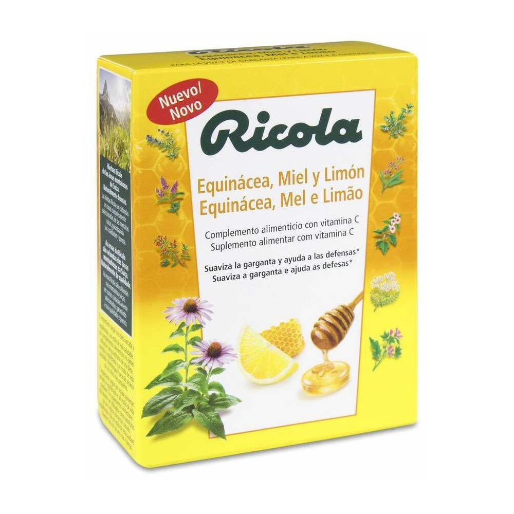 Ricola Caramelos Equinácea, Miel Y Limón, 50 G