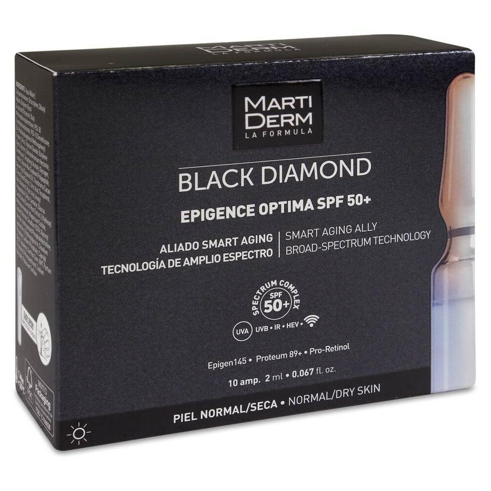 Black Diamond Epigence Optima Ampollas Para Piel Normal-Seca Spf50+ 10 X 2 Ml