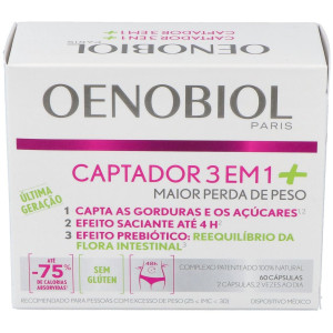 Oenobiol Captador 3 En 1 Plus, 60 Cápsulas