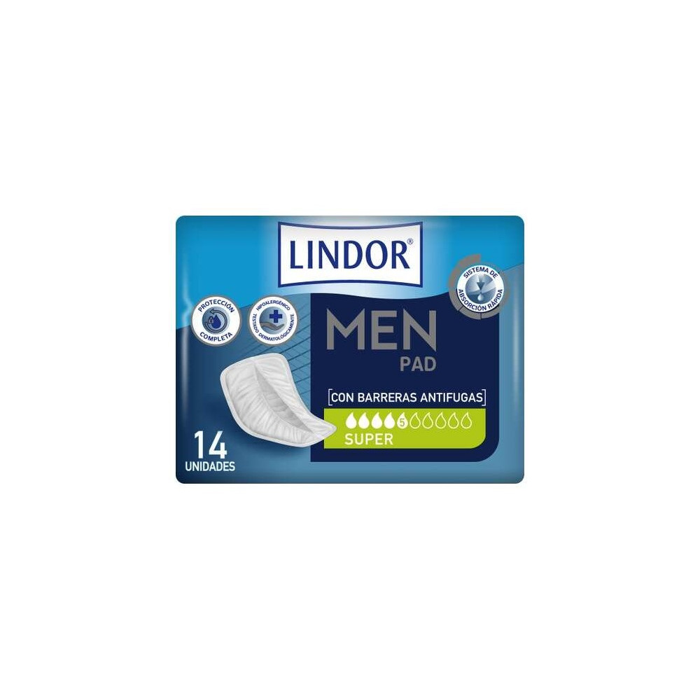 Molicare Premium Men Protectores Absorbentes 5 Gotas, 14 Uds