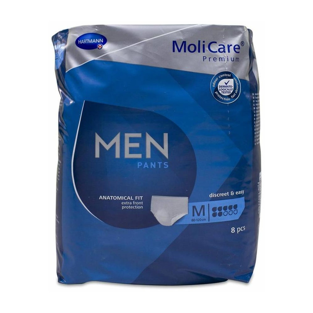 Molicare Premium Men Braga Incontinencia 7 Gotas Talla M, 7 Uds
