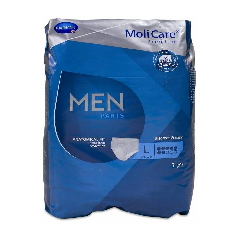 Molicare Premium Men Braga Incontinencia 7 Gotas Talla L, 7 Uds