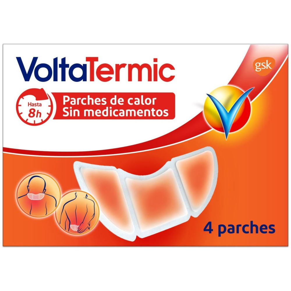 Voltatermic Parches De Calor Semicirculares 4 Unidades