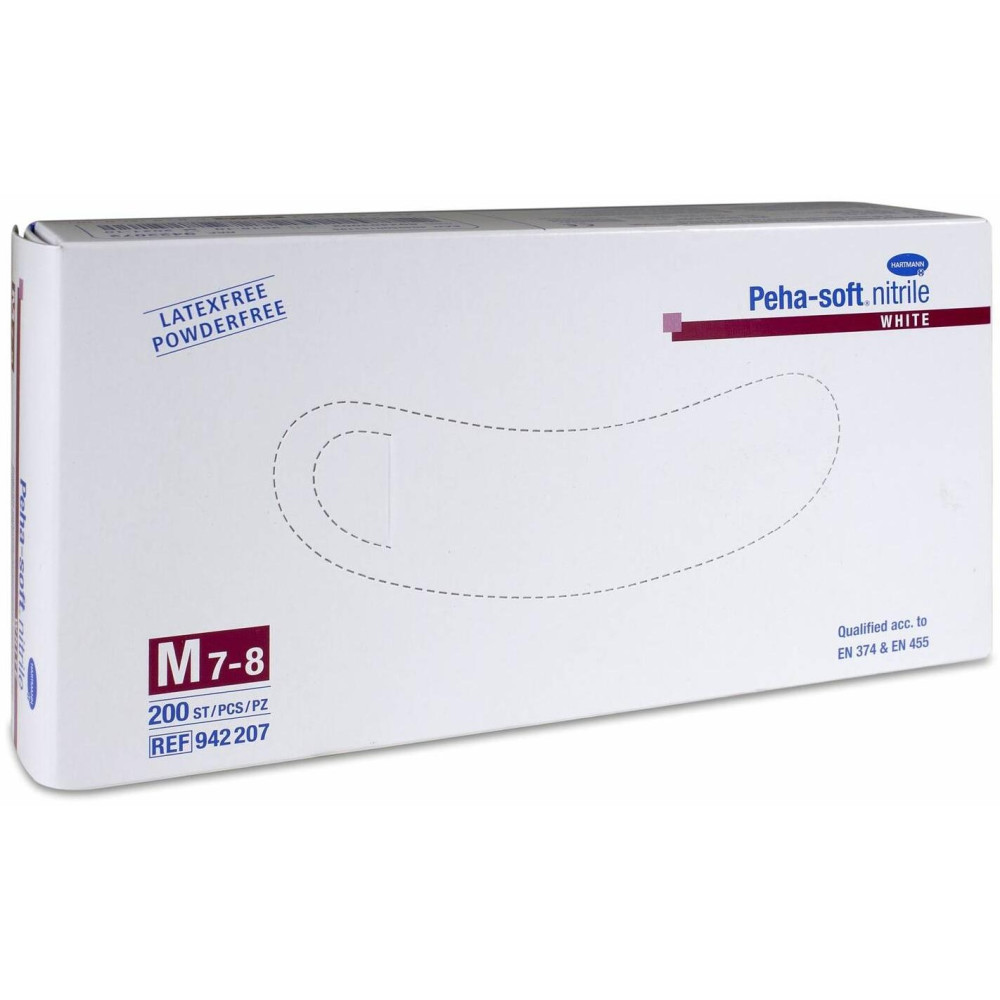 Peha-Soft Guantes De Nitrilo Talla M, 200 Uds
