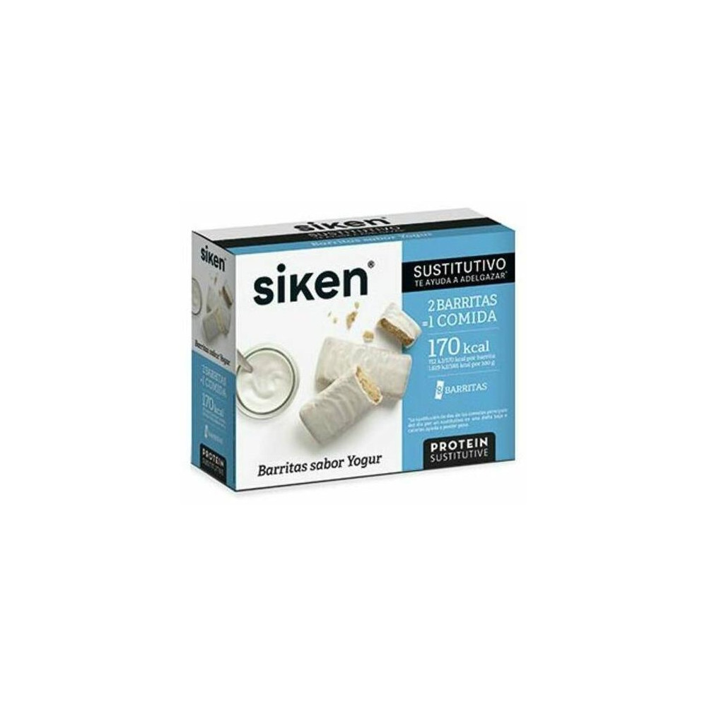 Siken Barritas Sustitutivas Sabor Yogur, 8 Uds