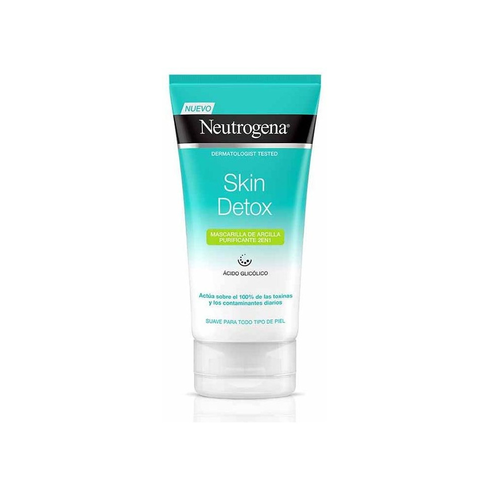 Neutrogena® Skin Detox Mascarilla De Arcilla Purificante 2 En 1 150 Ml