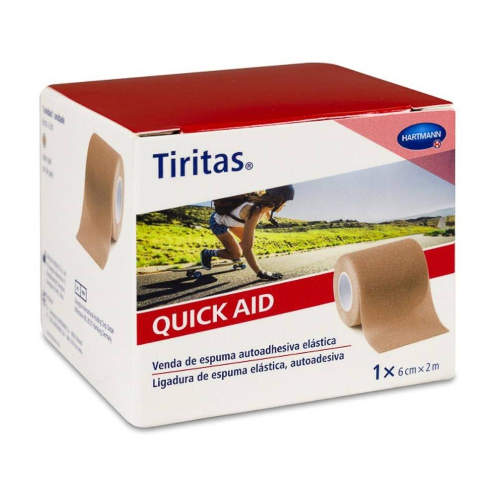 Tiritas Quick Aid Piel 6 Com X 2 M 1Ud.