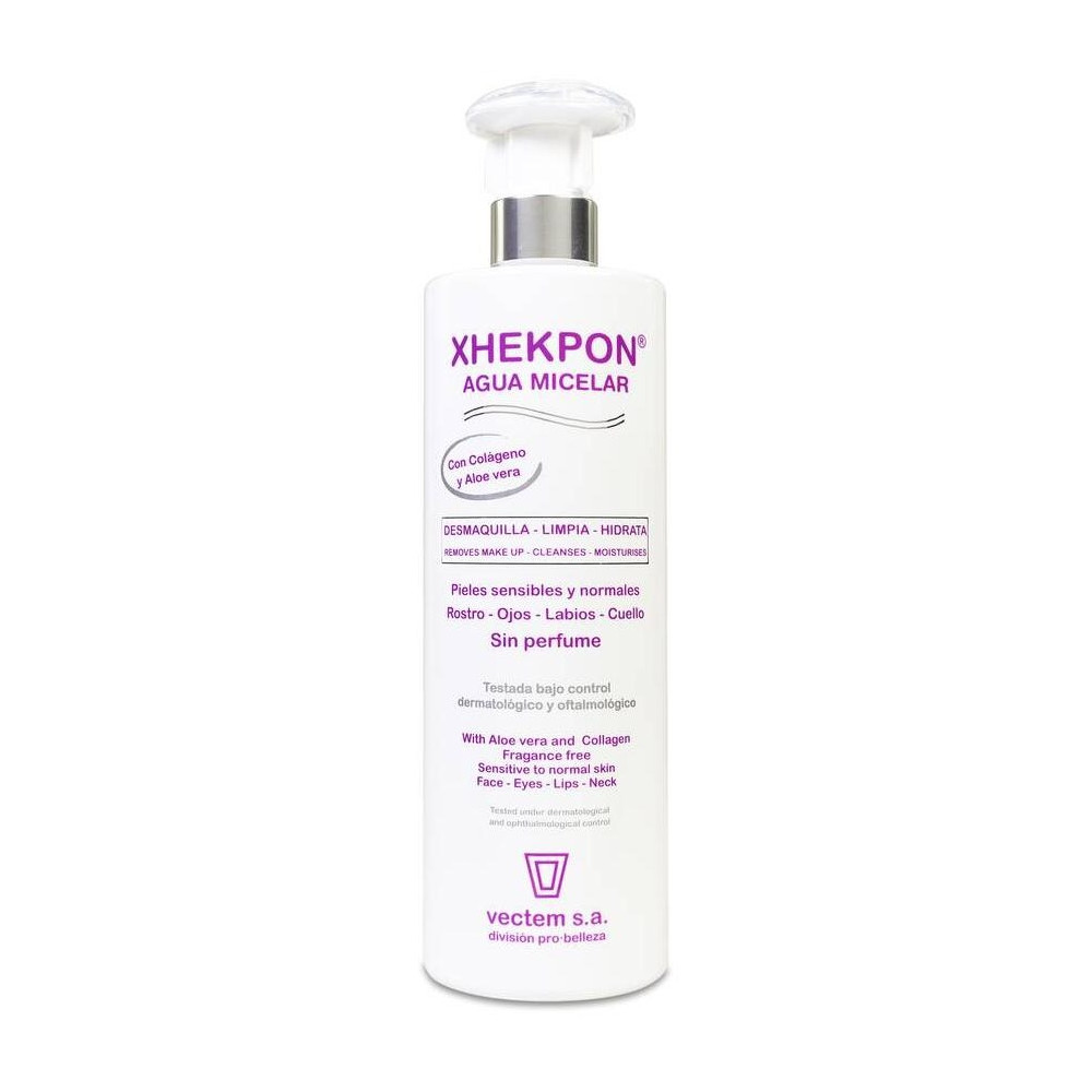 Xhekpon Agua Micelar Con Colageno Y Aloe Vera_ 400 Ml