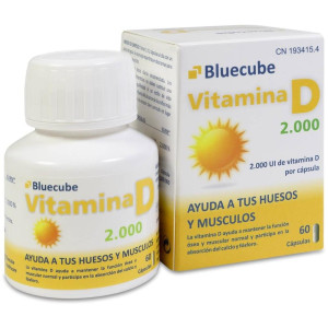 Bluecube Healthcare Suplemento De Vitamina D Bluecube En Cápsulas