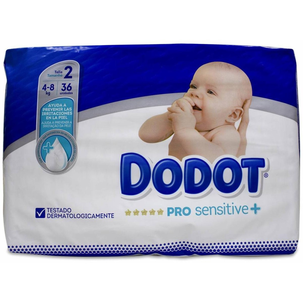 Dodot Prosensitive Talla 2 4-8 Kg 36 Unidades