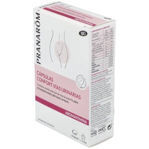 Pranarôm Aromafemina Cápsulas Confort Vías Urinarias Bio 30Caps