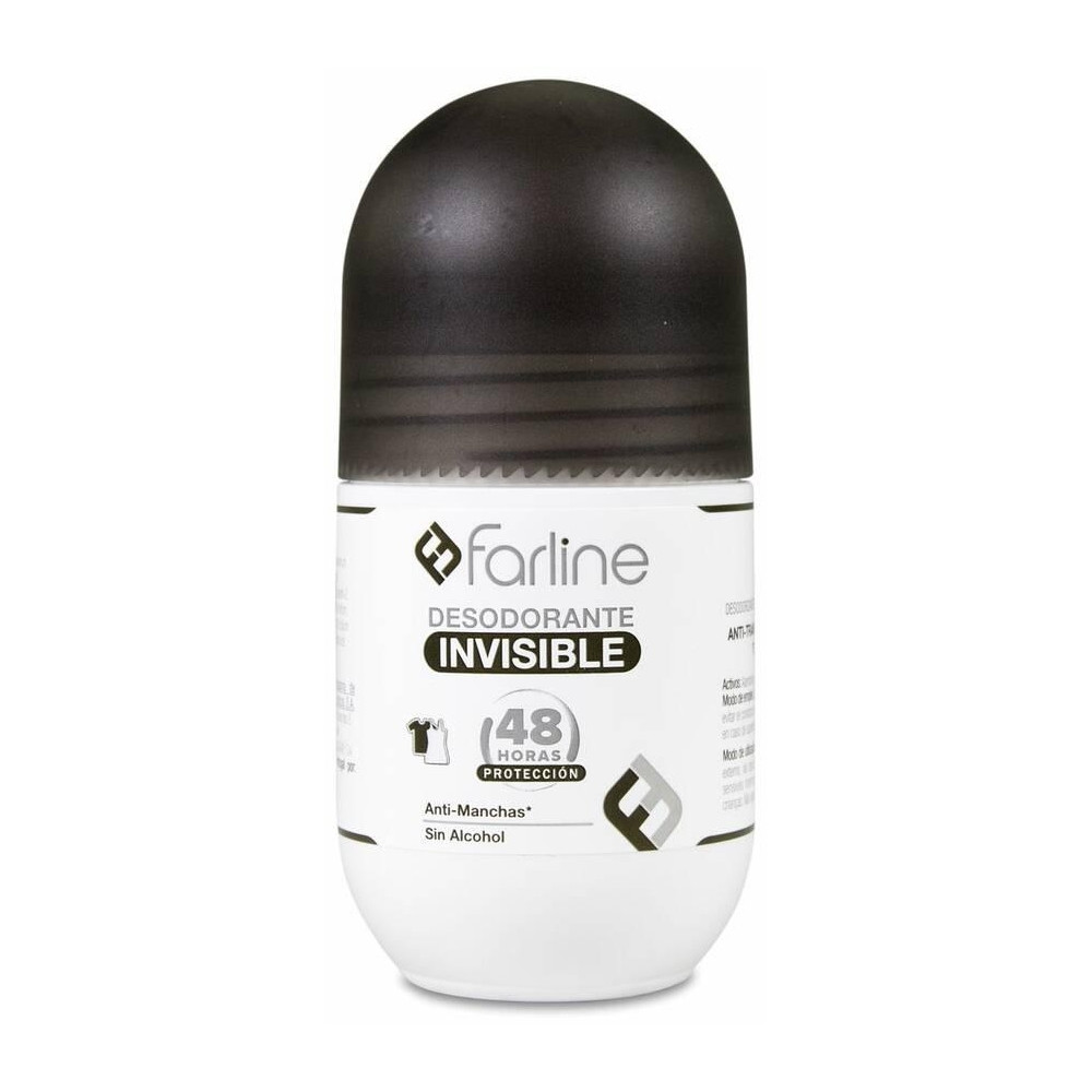 Farline Desodorante Roll-On Invisible, 50 Ml