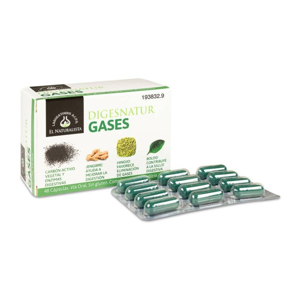 El Naturalista Digesnatur Gases, 48 Cápsulas