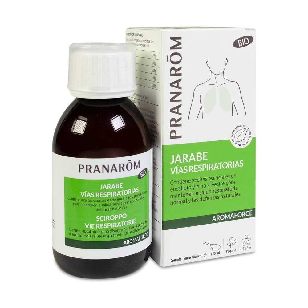Pranarôm Aromaforce Jarabe Vías Respiratorias Bio 150Ml