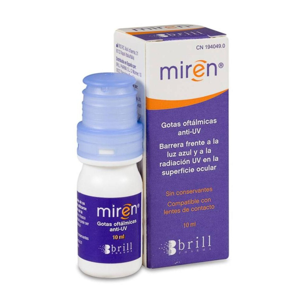 Miren Gotas Oftálmicas Anti-Uv, 10 Ml