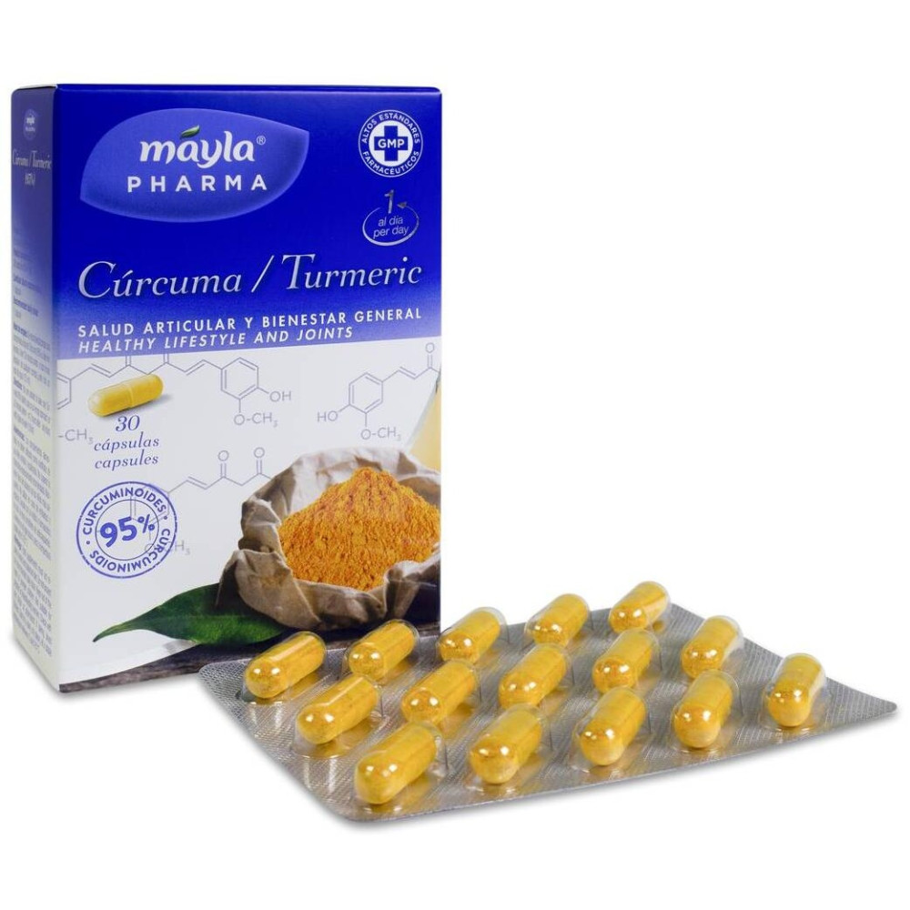 Mayla Cúrcuma Salud Articular Y Bienestar General 30 Comprimido