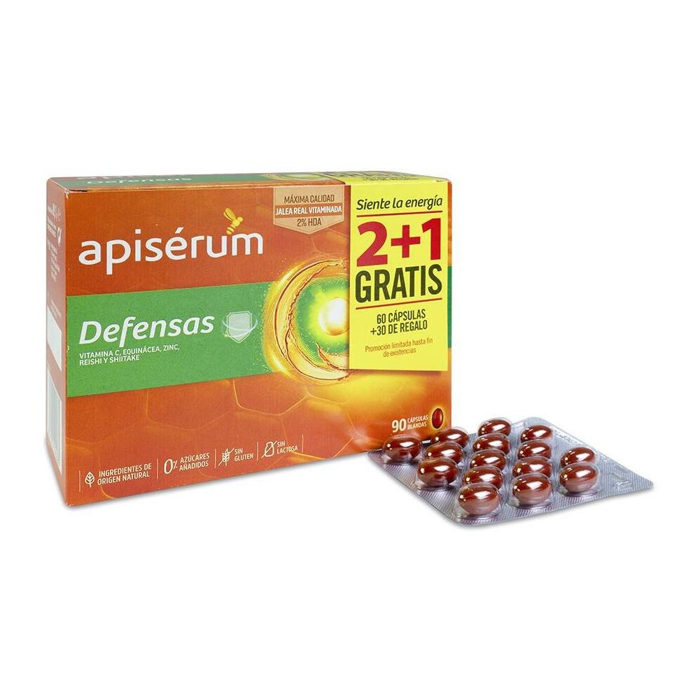 Apisérum Pack Defensas 3 Meses 90Caps