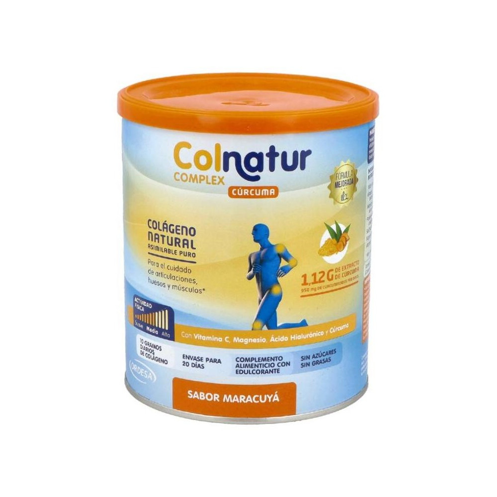 Colnatur Complex Cúrcuma Sabor Maracuyá, 250 G