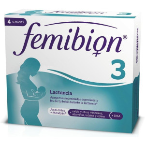 Femibion 3 Multivitaminas Mujer Lactancia Con Ácido Fólico 28Caps + 28Comp