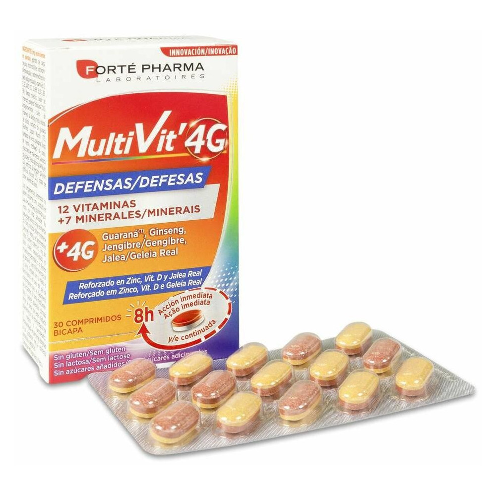 Forté Pharma Multivit' 4G Defensas, 30 Uds