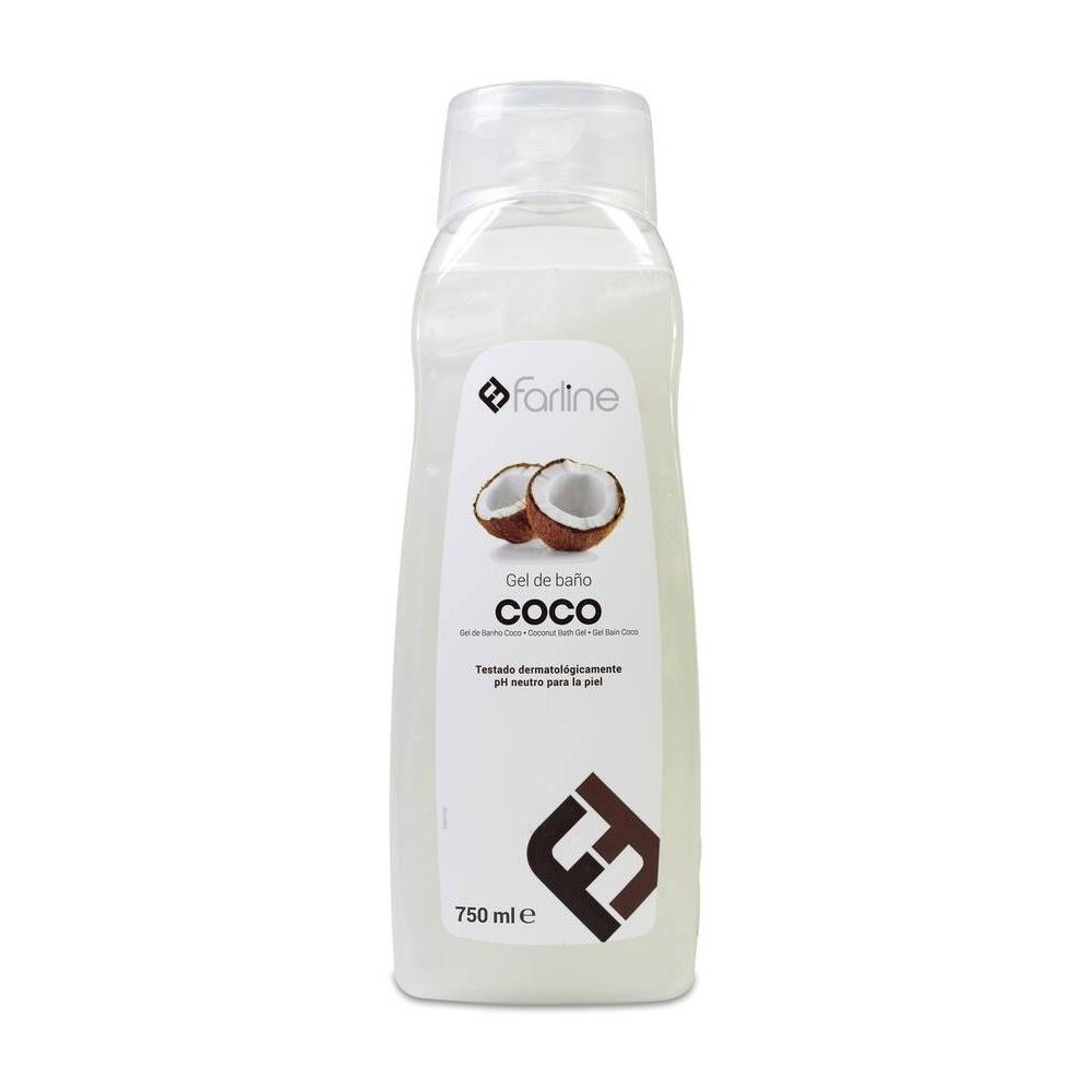 Farline Gel De Baño De Coco, 750 Ml