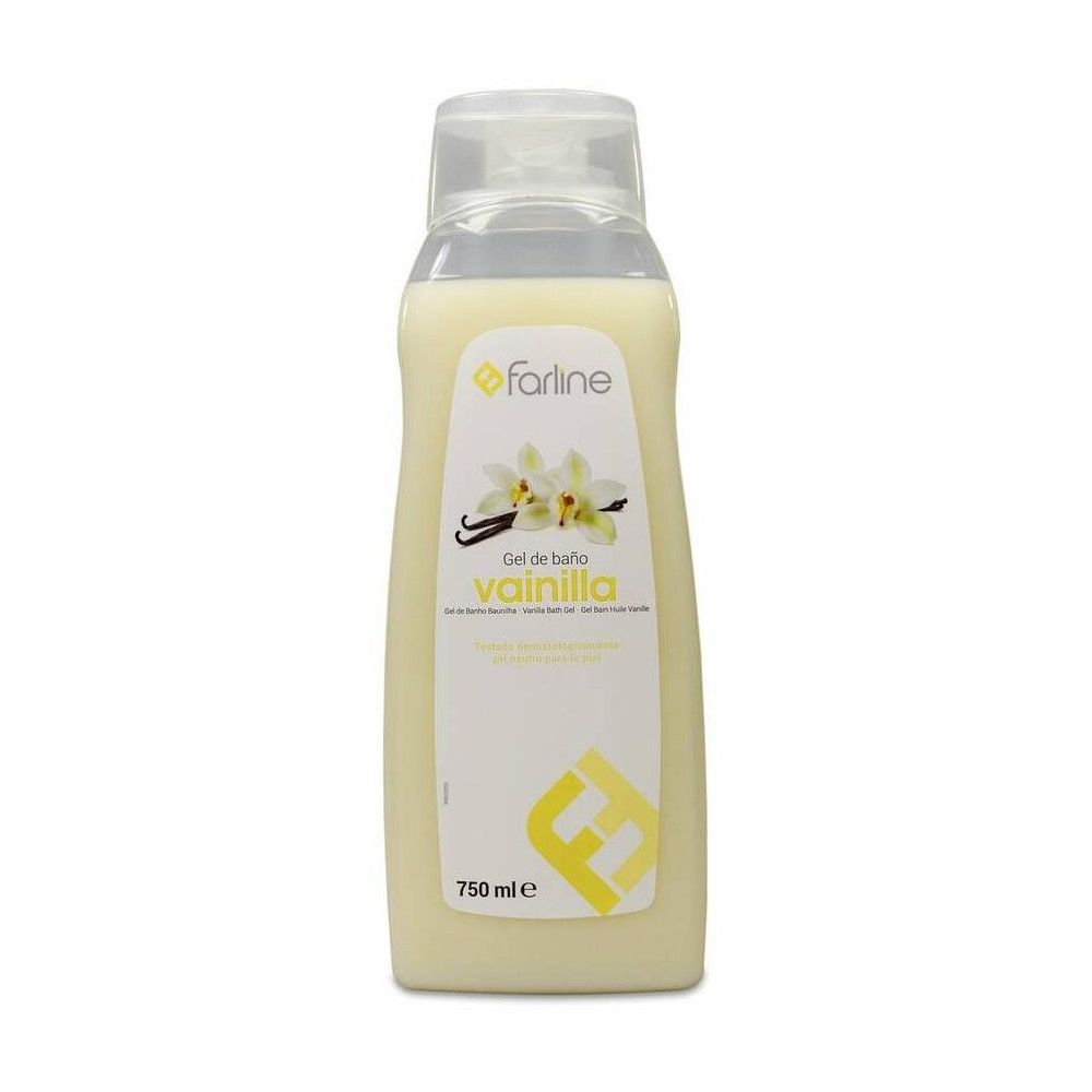Farline Gel De Baño Vainilla, 750 Ml