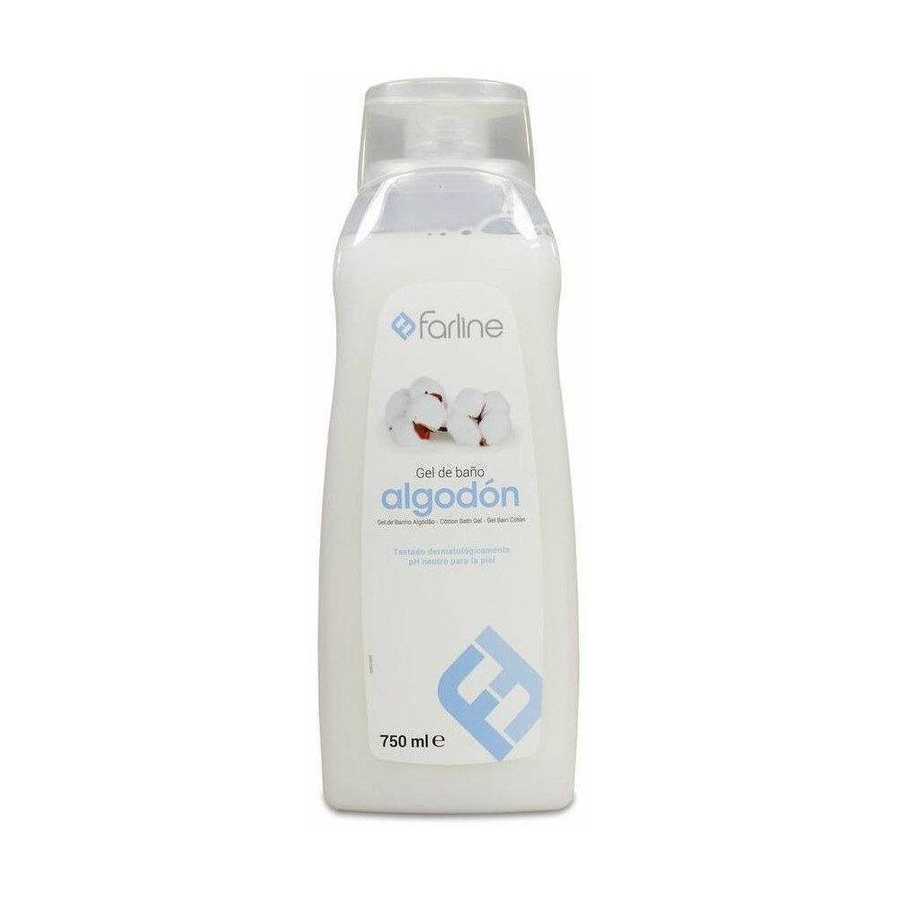 Farline Gel De Baño Algodón, 750 Ml