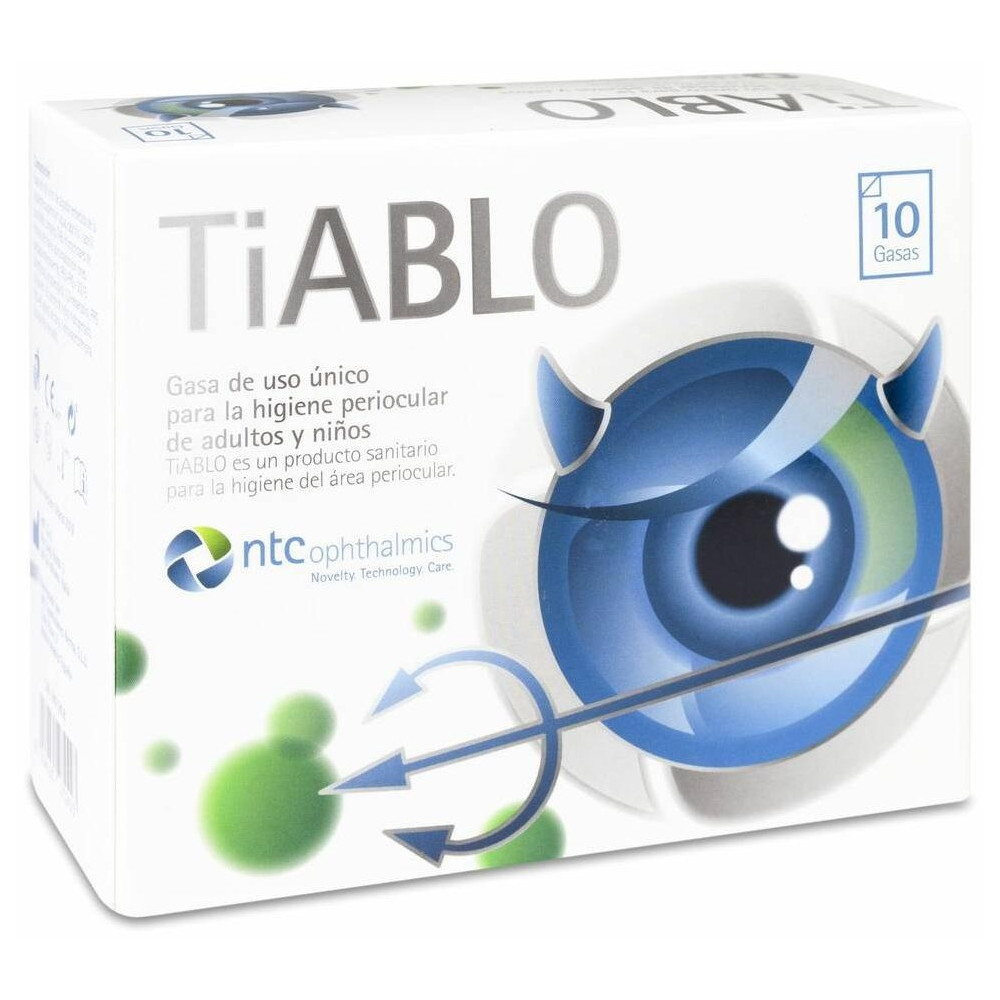 Tiablo Gasas Oculares, 10 Gasas