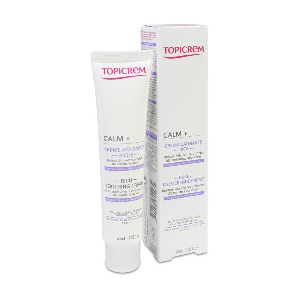 Topicrem Calm+ Crema Calmante Para Pieles Secas E Intolerantes 40Ml