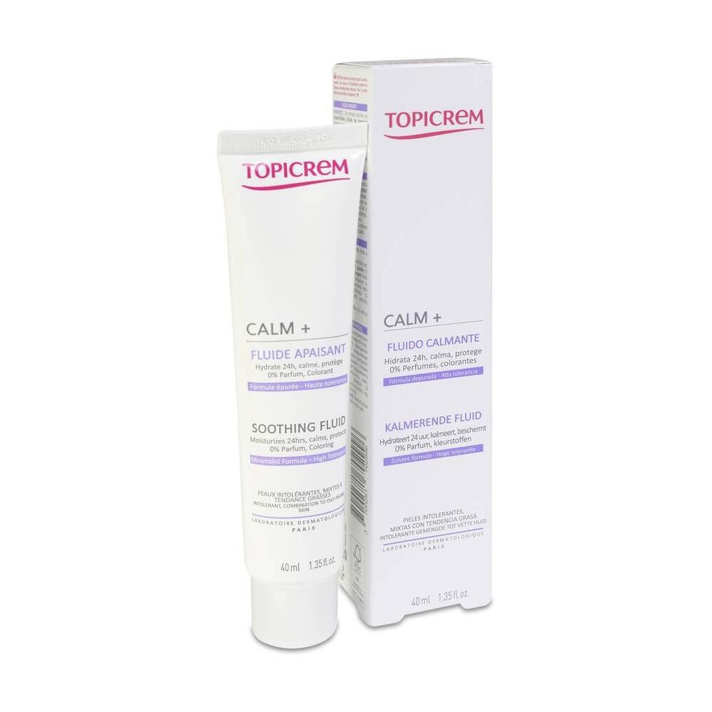 Topicrem Calm+ Crema Calmante Para Pieles Sensibles E Intolerantes 40Ml
