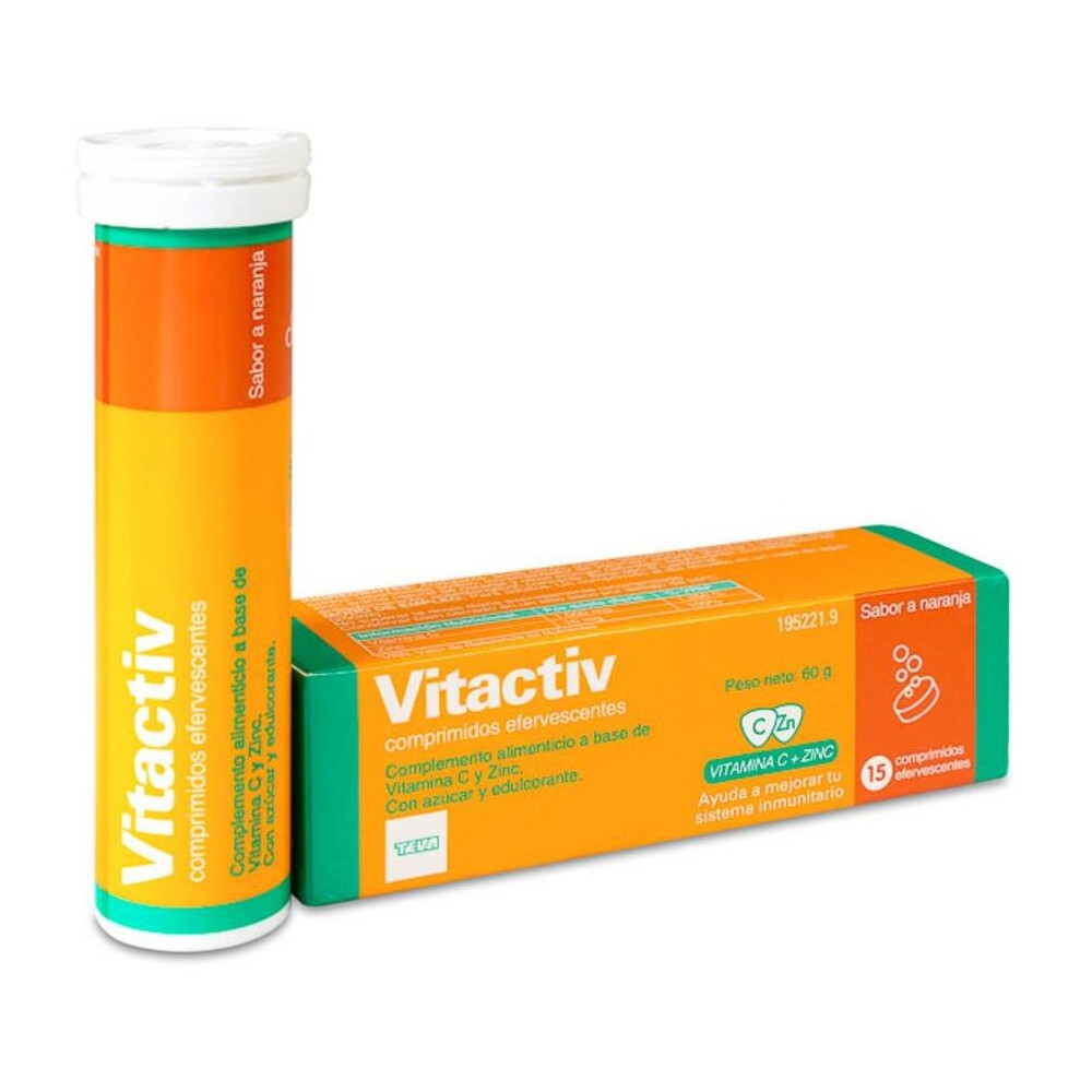 Vitactiv, 15 Comprimidos Efervescentes