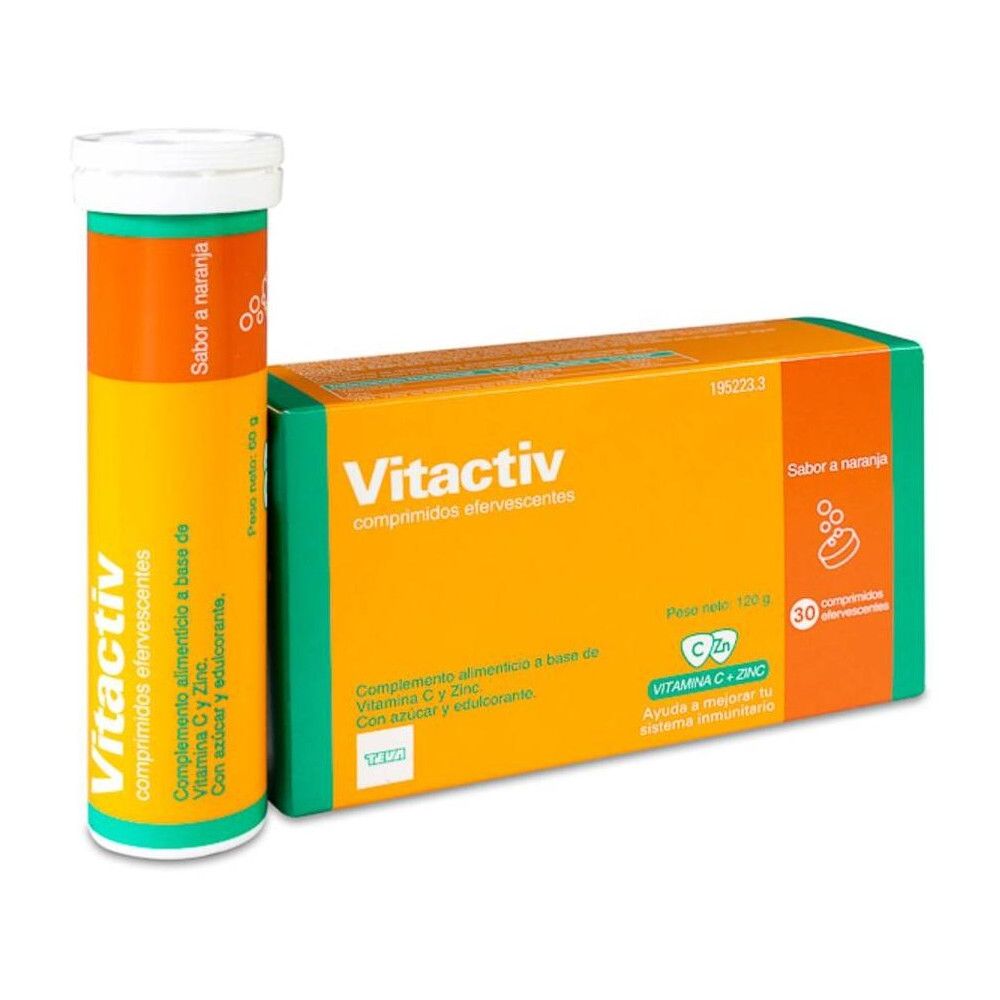 Vitactiv, 30 Comprimidos Efervescentes