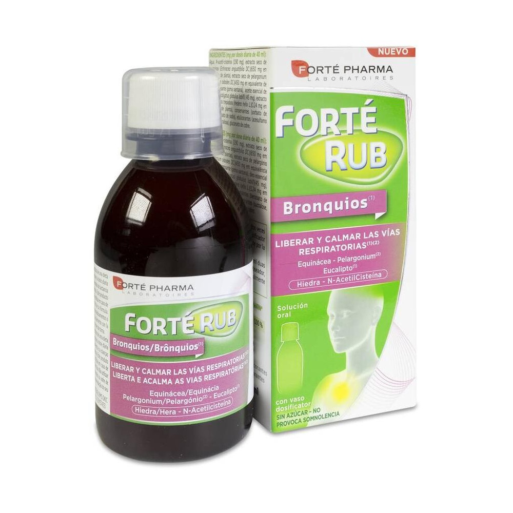 Forté Pharma Forté Rub Bronquios Jarabe, 150 Ml