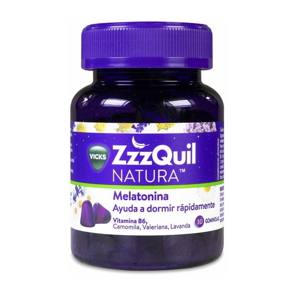 Zzzquil Natura Gominolas De Melatonina 1Mg Y Valeriana 30U