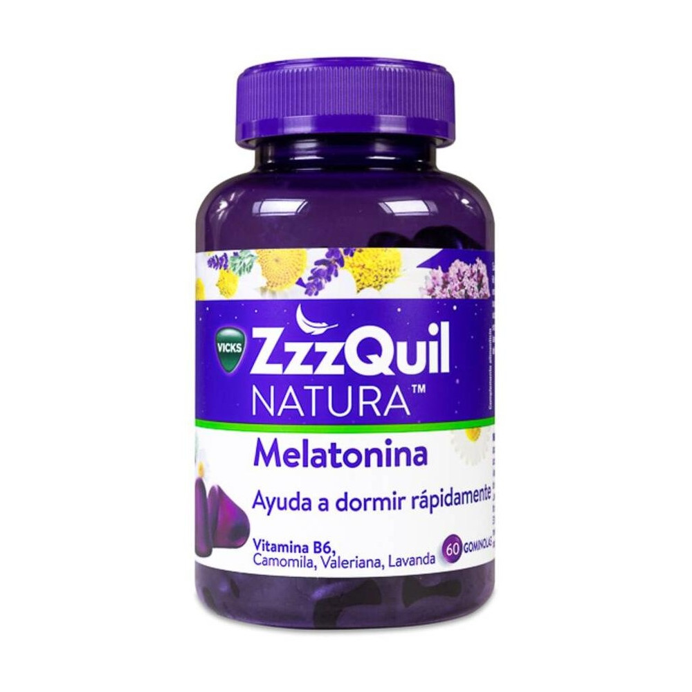 Zzzquil Natura Gominolas De Melatonina 1Mg Y Valeriana 60U