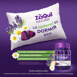 Zzzquil Natura Gominolas De Melatonina 1Mg Y Valeriana 30U